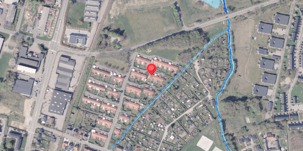 Oversvømmelsesrisiko fra vandløb på Enghaven 30, 8300 Odder