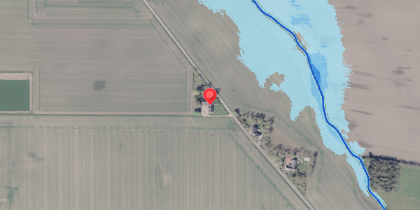 Oversvømmelsesrisiko fra vandløb på Fallingvej 11, 8300 Odder