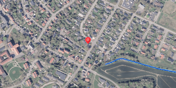 Oversvømmelsesrisiko fra vandløb på Fasanvej 24, 8300 Odder