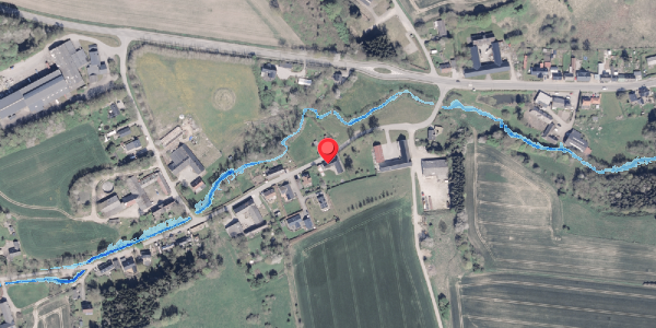 Oversvømmelsesrisiko fra vandløb på Fillerupvej 15, 8300 Odder