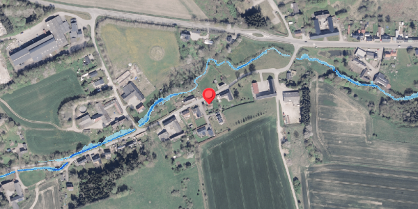 Oversvømmelsesrisiko fra vandløb på Fillerupvej 17, 8300 Odder