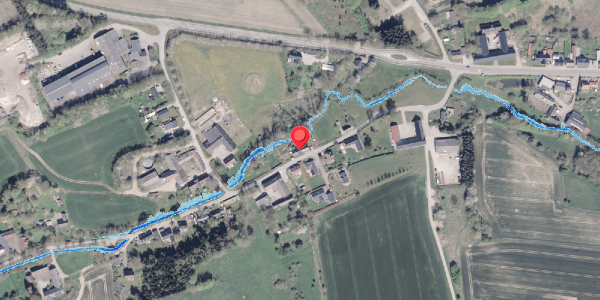 Oversvømmelsesrisiko fra vandløb på Fillerupvej 22, 8300 Odder