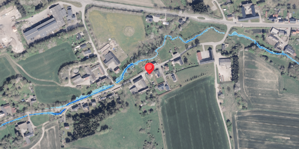 Oversvømmelsesrisiko fra vandløb på Fillerupvej 23, 8300 Odder