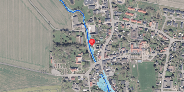 Oversvømmelsesrisiko fra vandløb på Fiskergade 3, 8300 Odder