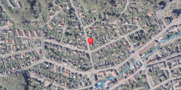 Oversvømmelsesrisiko fra vandløb på Frederikshaldvej 6, 8300 Odder