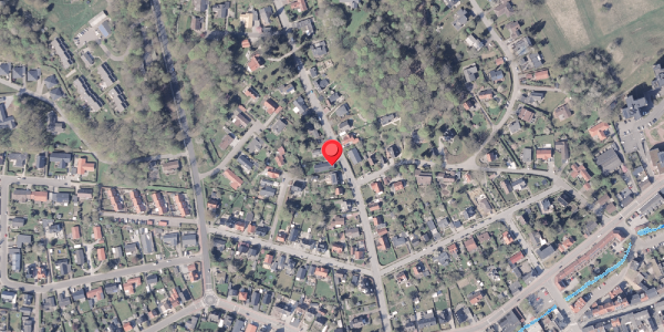 Oversvømmelsesrisiko fra vandløb på Frederikshaldvej 17A, 8300 Odder