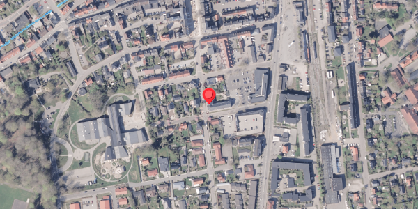 Oversvømmelsesrisiko fra vandløb på Gersdorffsgade 2H, 8300 Odder