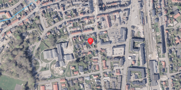 Oversvømmelsesrisiko fra vandløb på Gersdorffsgade 14, 8300 Odder