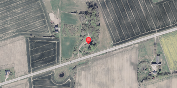 Oversvømmelsesrisiko fra vandløb på Grobshulevej 251, 8300 Odder