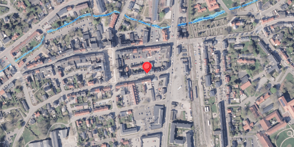 Oversvømmelsesrisiko fra vandløb på Holsteinsgade 8, 8300 Odder