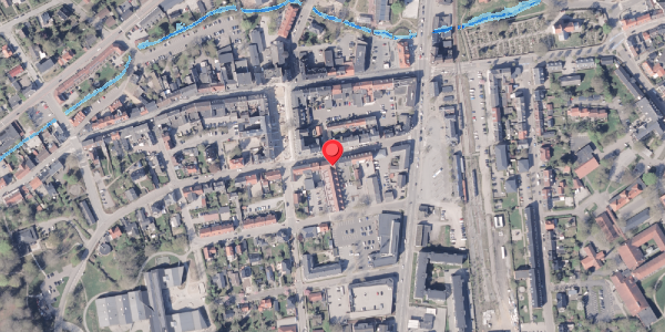 Oversvømmelsesrisiko fra vandløb på Holsteinsgade 11A, 8300 Odder