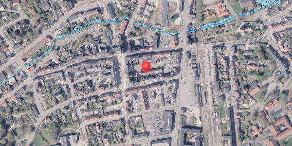 Oversvømmelsesrisiko fra vandløb på Holsteinsgade 12G, 8300 Odder