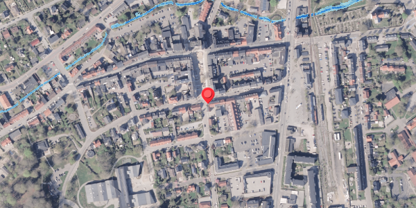 Oversvømmelsesrisiko fra vandløb på Holsteinsgade 15D, 8300 Odder