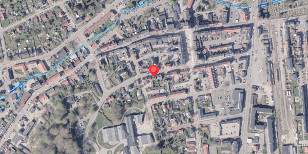 Oversvømmelsesrisiko fra vandløb på Holsteinsgade 27, 8300 Odder