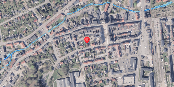 Oversvømmelsesrisiko fra vandløb på Holsteinsgade 28, 8300 Odder