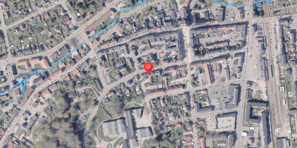 Oversvømmelsesrisiko fra vandløb på Holsteinsgade 29A, 8300 Odder