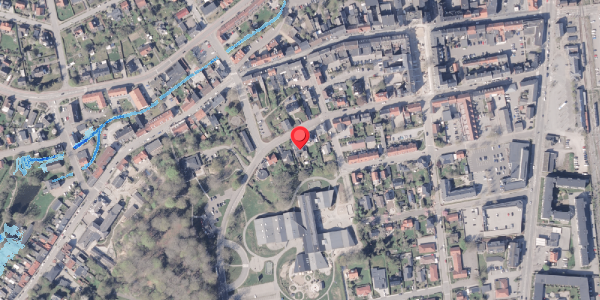 Oversvømmelsesrisiko fra vandløb på Holsteinsgade 35A, 8300 Odder