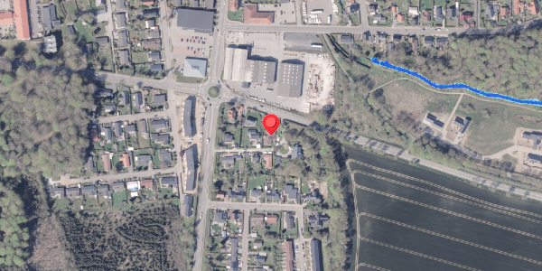 Oversvømmelsesrisiko fra vandløb på Houvej 6B, 8300 Odder