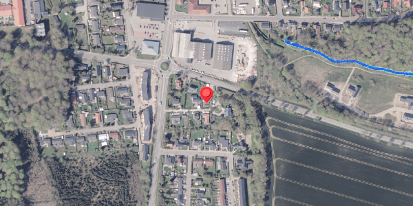Oversvømmelsesrisiko fra vandløb på Houvej 6C, 8300 Odder