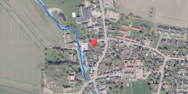 Oversvømmelsesrisiko fra vandløb på Hovedgaden 17, . , 8300 Odder