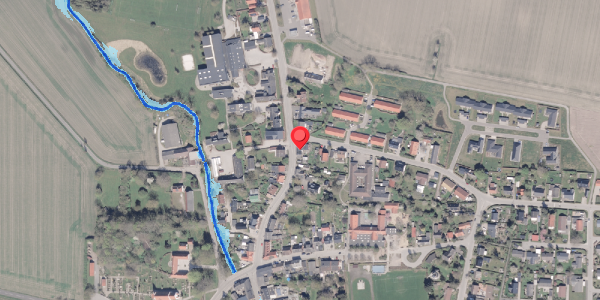 Oversvømmelsesrisiko fra vandløb på Hovedgaden 18, 8300 Odder