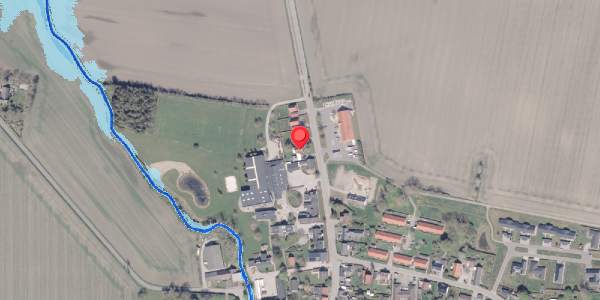 Oversvømmelsesrisiko fra vandløb på Hovedgaden 37, . , 8300 Odder