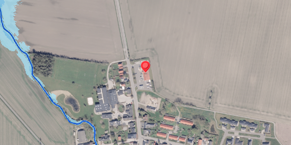Oversvømmelsesrisiko fra vandløb på Hovedgaden 40, 8300 Odder