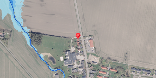 Oversvømmelsesrisiko fra vandløb på Hovedgaden 43, . , 8300 Odder