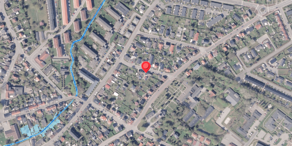 Oversvømmelsesrisiko fra vandløb på Husmandsvej 7, 8300 Odder