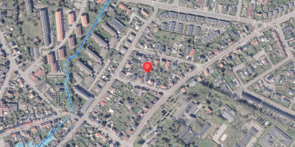 Oversvømmelsesrisiko fra vandløb på Husmandsvej 8, 8300 Odder