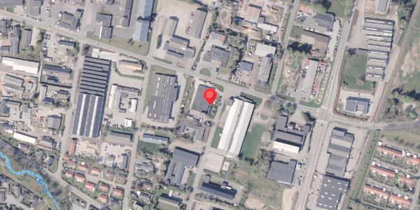 Oversvømmelsesrisiko fra vandløb på Højgaardsvej 13, 8300 Odder