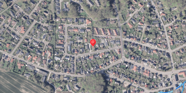 Oversvømmelsesrisiko fra vandløb på Jonasdalen 10A, 8300 Odder