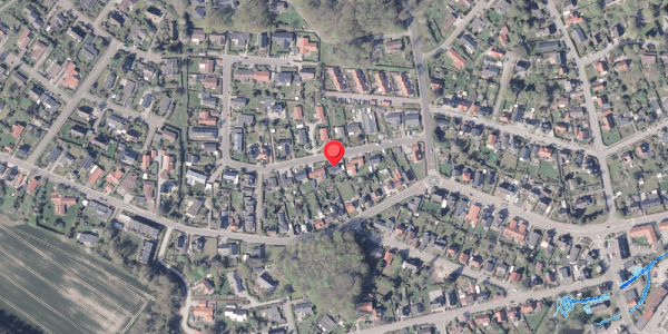 Oversvømmelsesrisiko fra vandløb på Jonasdalen 13, 8300 Odder