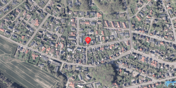 Oversvømmelsesrisiko fra vandløb på Jonasdalen 18, 8300 Odder