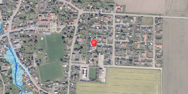 Oversvømmelsesrisiko fra vandløb på Karen Jeppesgade 30, . , 8300 Odder
