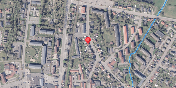Oversvømmelsesrisiko fra vandløb på Kildegade 19, 8300 Odder