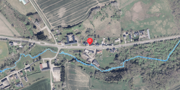 Oversvømmelsesrisiko fra vandløb på Kongshusvej 150, . , 8300 Odder