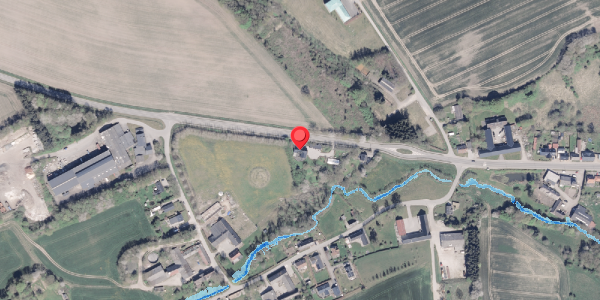 Oversvømmelsesrisiko fra vandløb på Kongshusvej 167, . , 8300 Odder