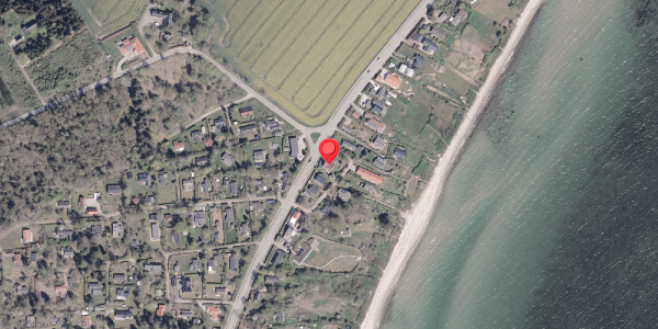 Oversvømmelsesrisiko fra vandløb på Kystvejen 154, 8300 Odder
