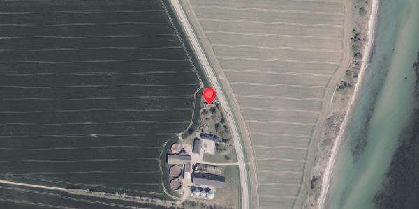 Oversvømmelsesrisiko fra vandløb på Kystvejen 217, 8300 Odder