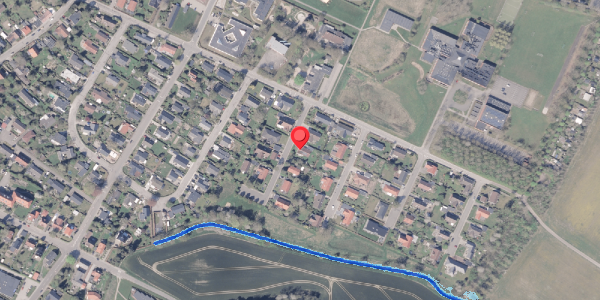 Oversvømmelsesrisiko fra vandløb på Kærsangervej 5, . , 8300 Odder