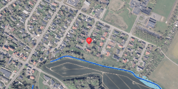 Oversvømmelsesrisiko fra vandløb på Kærsangervej 9, . , 8300 Odder