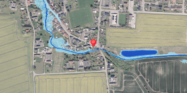 Oversvømmelsesrisiko fra vandløb på Købmagergade 38, 8300 Odder