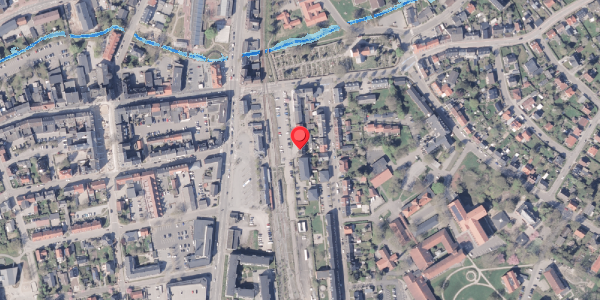 Oversvømmelsesrisiko fra vandløb på Lillegade 9, st. th, 8300 Odder