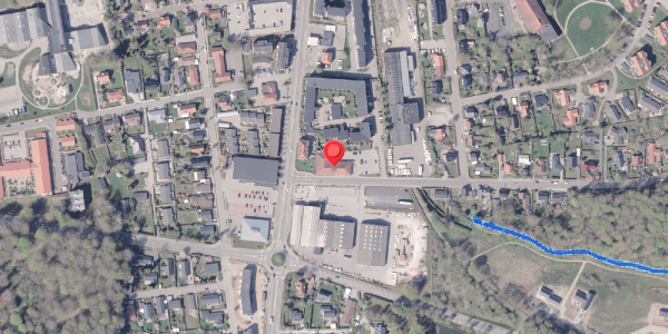 Oversvømmelsesrisiko fra vandløb på Lundevej 1, 8300 Odder