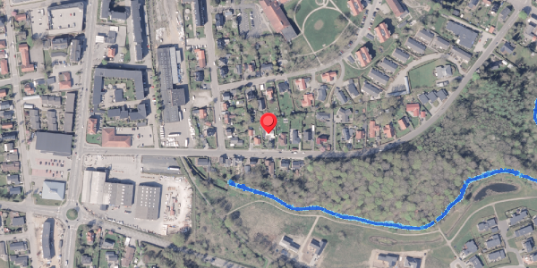 Oversvømmelsesrisiko fra vandløb på Lundevej 11, 8300 Odder
