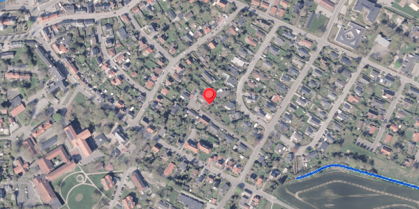 Oversvømmelsesrisiko fra vandløb på Lundevej 53, 8300 Odder