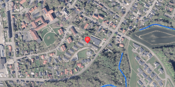 Oversvømmelsesrisiko fra vandløb på Lundeparken 10, 8300 Odder