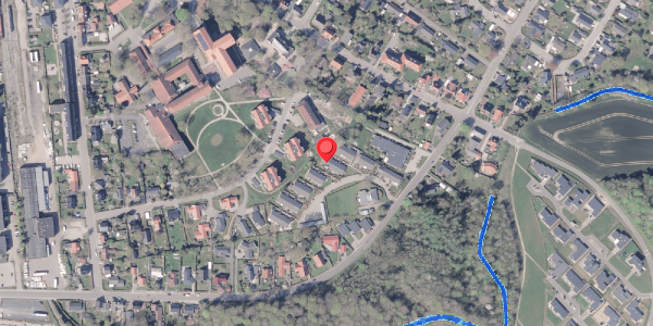 Oversvømmelsesrisiko fra vandløb på Lundeparken 16, 8300 Odder