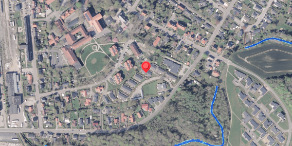 Oversvømmelsesrisiko fra vandløb på Lundeparken 18, 8300 Odder